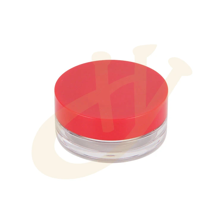 Wholesale Custom Empty Round Loose Powder Container With Sifter loose powder container with brush