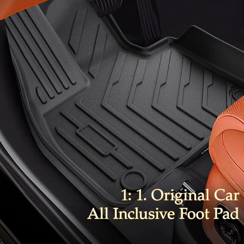 Deep Dish Matting Car Floor Lixiang L6 L7 Mats for TPE Trunk Mats Car Foot Pads Carpets