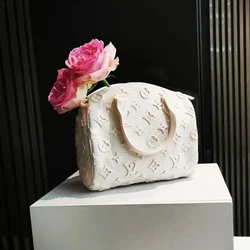 Custom Ceramic Carved Bag Vase Decoration Flower Pot Vase For Home Decor Modern Nordic Resin Centerpieces Vase Wedding