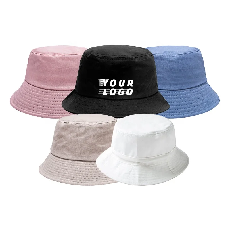 Summer Hat New Design Fashion Unisex  Printed Fisherman Hats Logo Custom Printed Bucket Hats