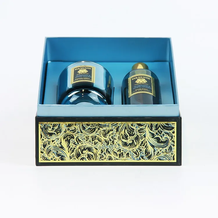 Guerlain 150 г стеклянная банка свеча и 47*47*140 мм 100 мл спрей подарочный набор небольшой ясный