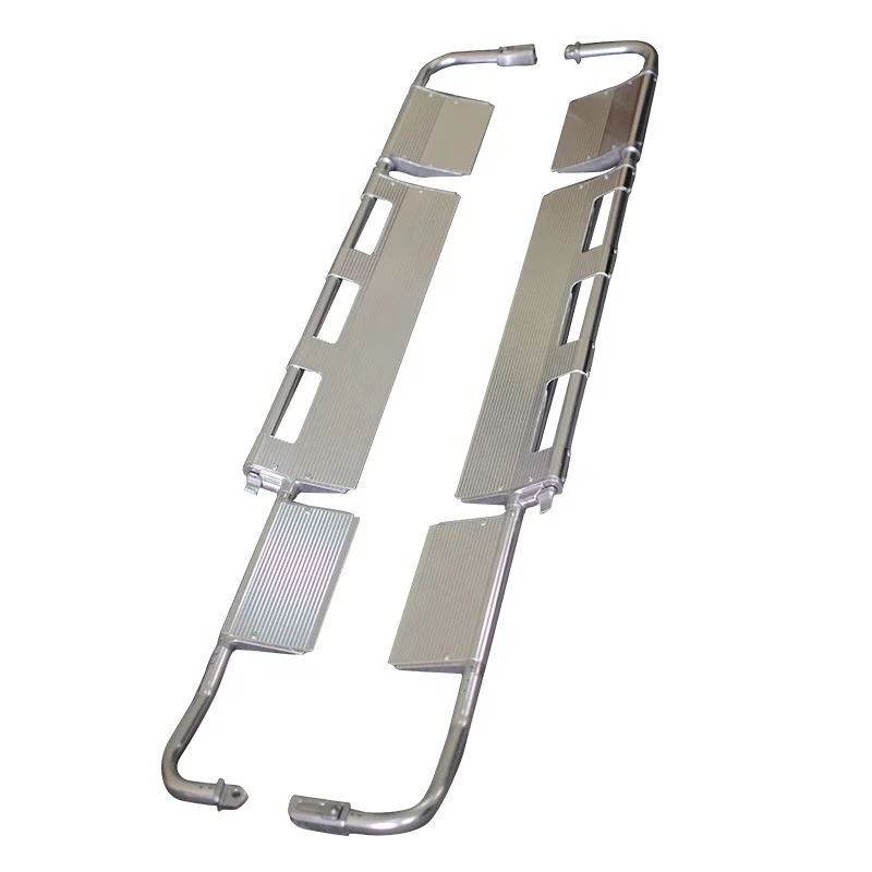 Hospital Public Place and Ambulance Use Aluminum Alloy Scoop Stretcher