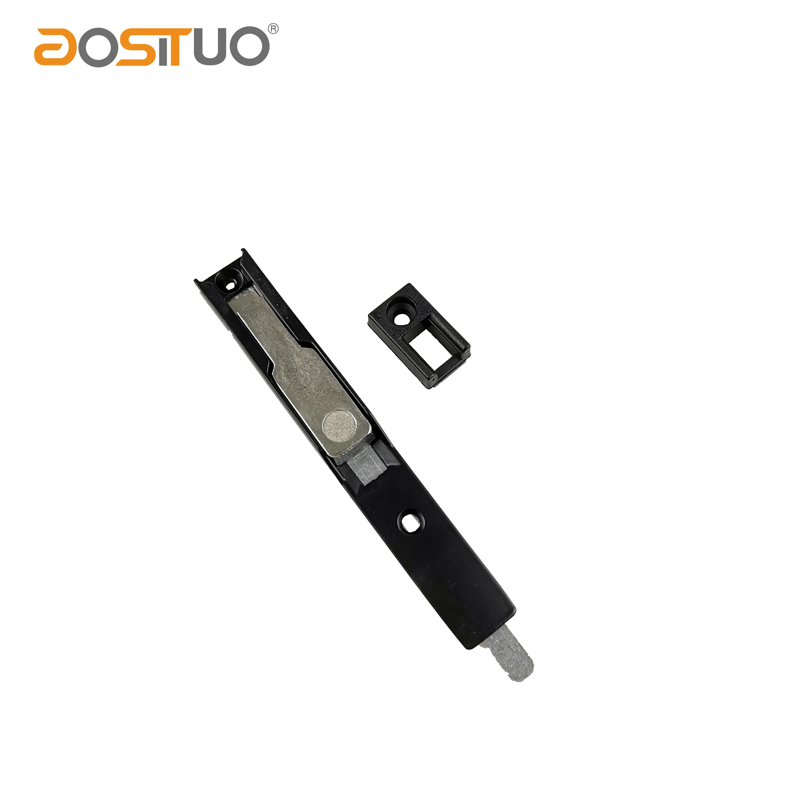 Factory direct durable door hardware insert flush bolt extension lever action hidden tower bolt latch for barn doors