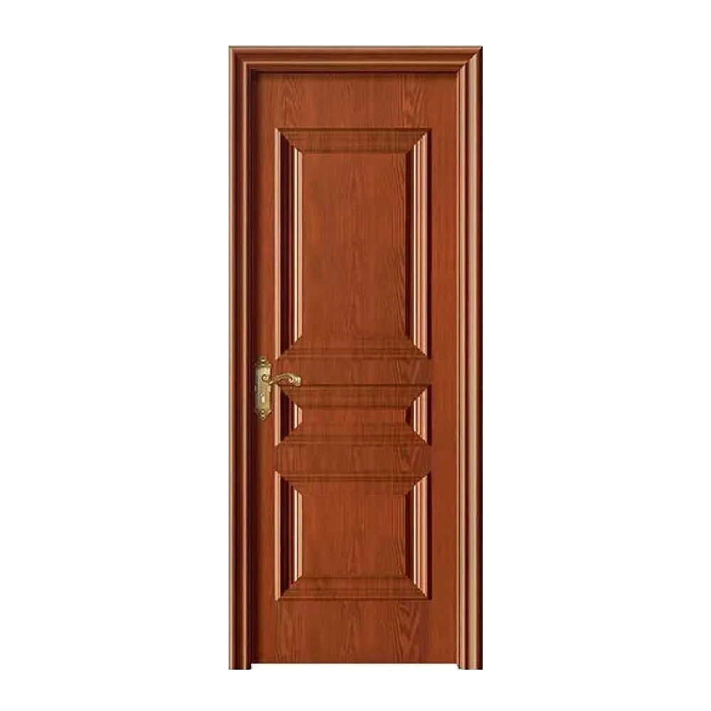 40/45mm Luxury Hospital Project Bedroom Doors With Frame Single WPC Soundproof Modern Simple Design Interior Wooden Door