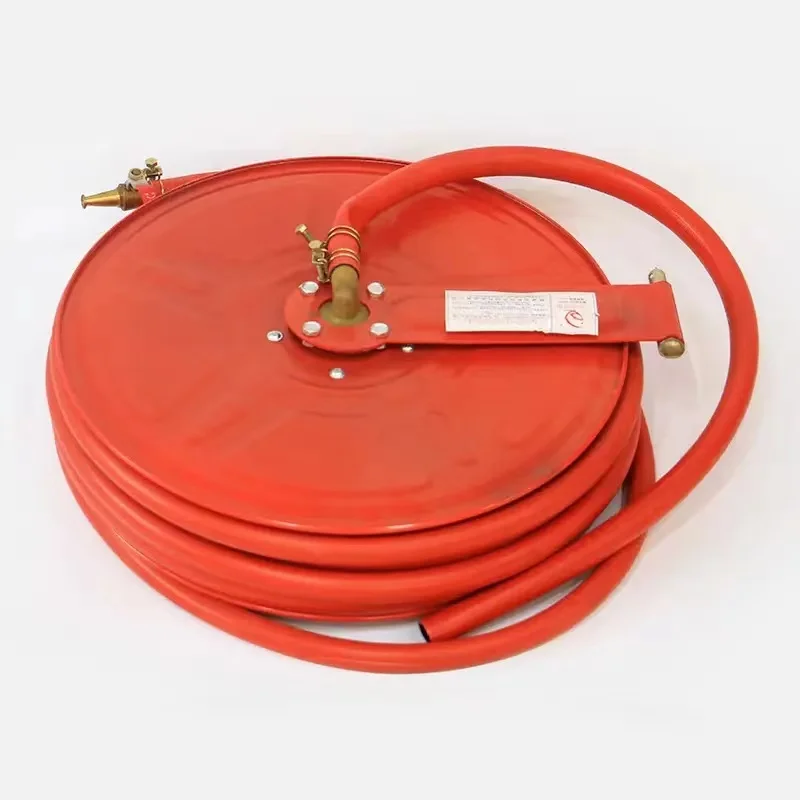 High Quality JPS0.8-19-20 Firefighting Equipment & Accessory Synthetic Rubber Fire Hose Reel with Copper Gun Head