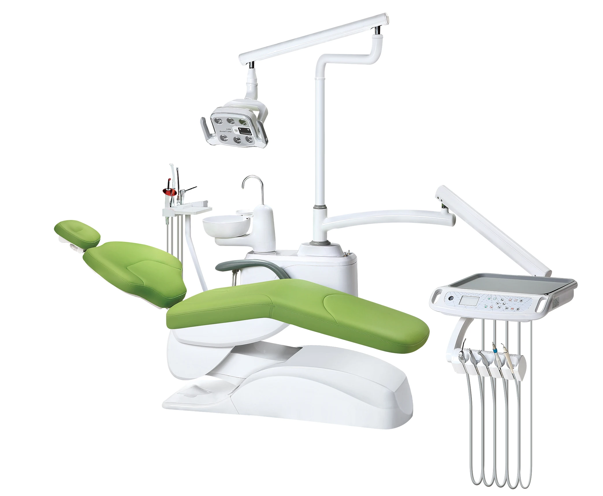 KDC dental unit apple green  Leather Cushion integral dental unit safety dental chair cheap dental chair chair dental