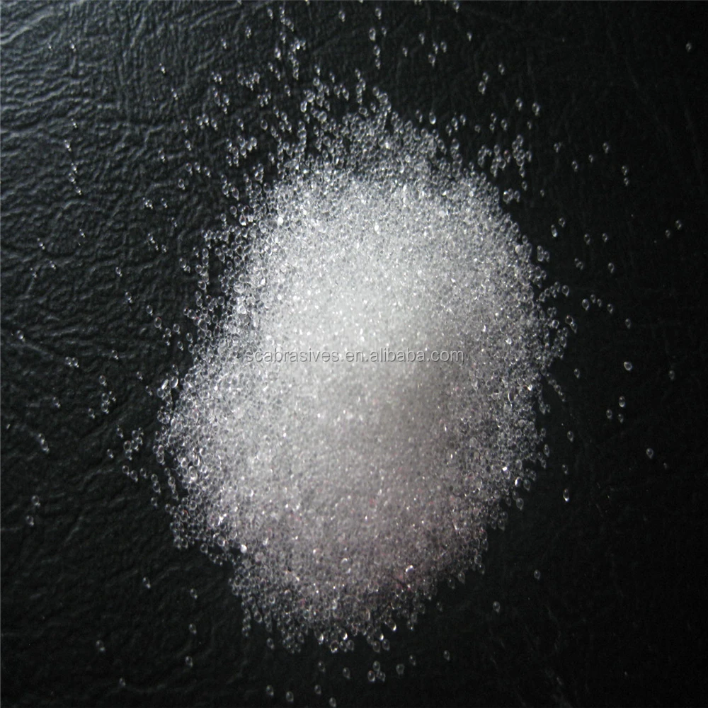 Sandblasting micro glass beads for dustless blaster machine