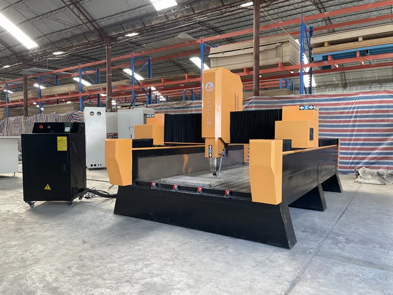 Carving Cnc Stone Machine Engraving Marble Granite Heavy Duty 4 Axis 5 Axis 1325 3d to Make 3D Screw Pump Ball Screw Pump 5.5 Kw