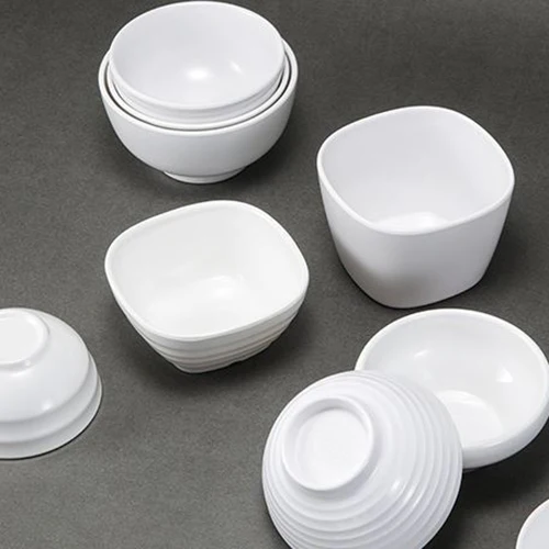 Wholesale Unbreakable Plastic Rice Soup Dinner Bowl Restaurant Sauce Dish Dipping Bowl Melamine Bowl For Catering