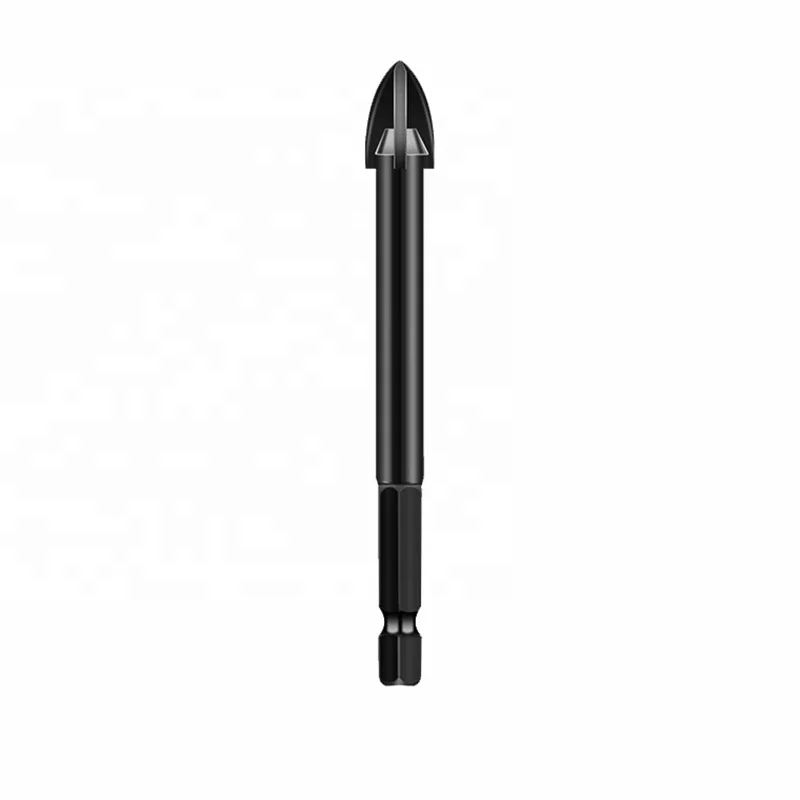 Multi-function Alloy Drilling Bit Four-edge Carbide Drill Bit For  Ceramic Tile Concrete Brick Wall Hole Opening Tool