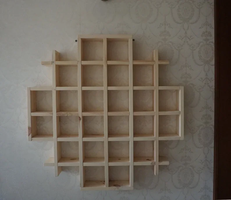 Vintage Special Shape Wood cup Wall Shelf Coffee Tea Mug Shelf Cup holder Display Cupe Holder Stand For Home Decor Storage