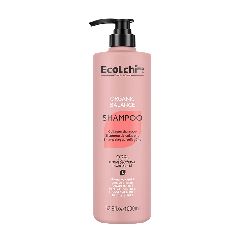 Ecolchi OEM ODM Private Label Hair Shampoo and Conditioner 1000ML Organic Collagen Hair Natur Shampoo