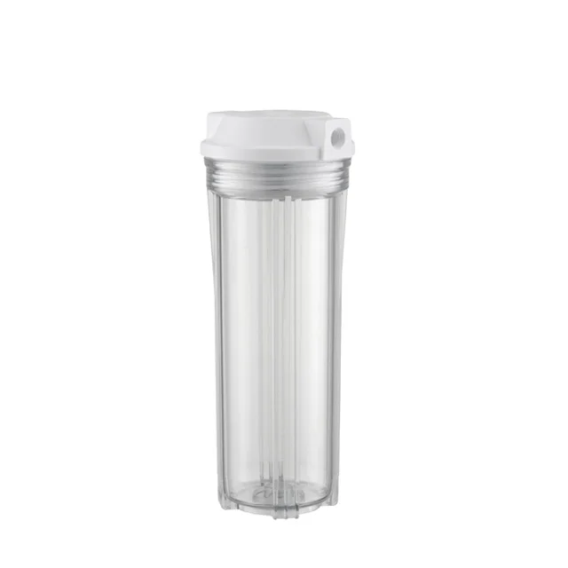 New material PET filter bottle 10 inch water purifier housing for home ro system