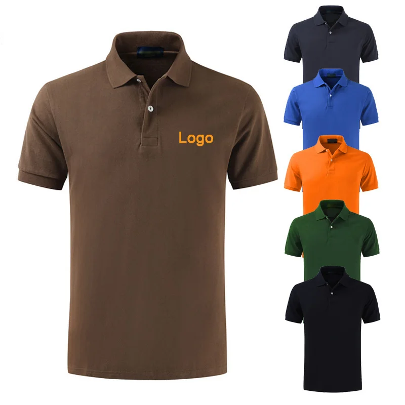 Custom Mens Golf Quick dry Polo Shirts Shirt With Embroidery Logo