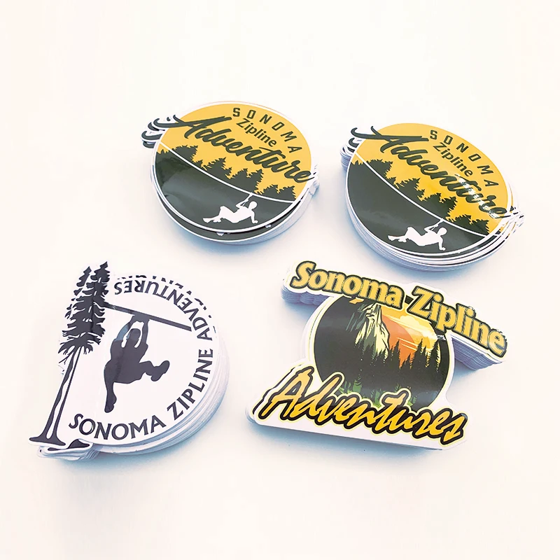 Custom Printing Waterproof Vinyl Stickers Die Cut Logo Sticker