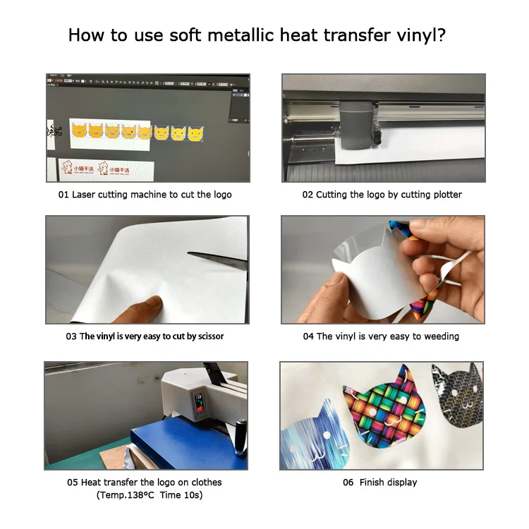 Wholesale PU Pet Metallic Glitter Gold Elastic Flex Foil heat press iron on htv vinyl cutter heat transfer