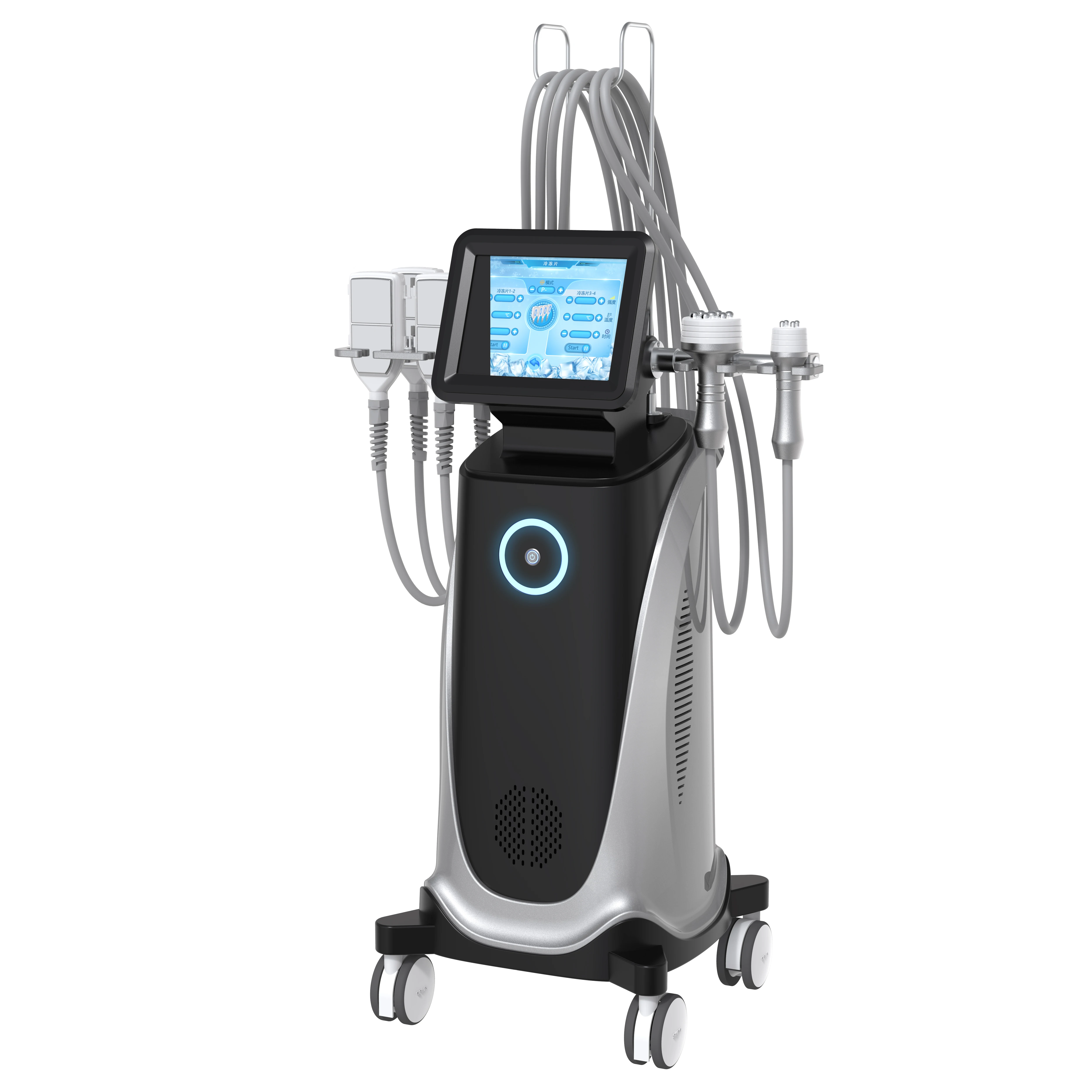 EMS Cooling Cryo Slimming Multipolar RF Body Shaping Machine