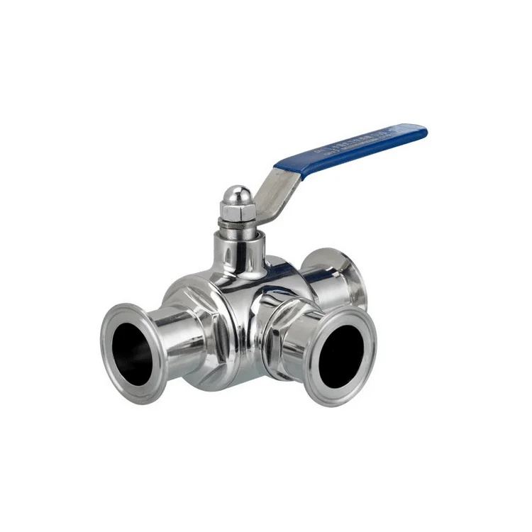 DN15 DN20 DN40 sanitary stainless steel 2 way tri-clamp ball valve