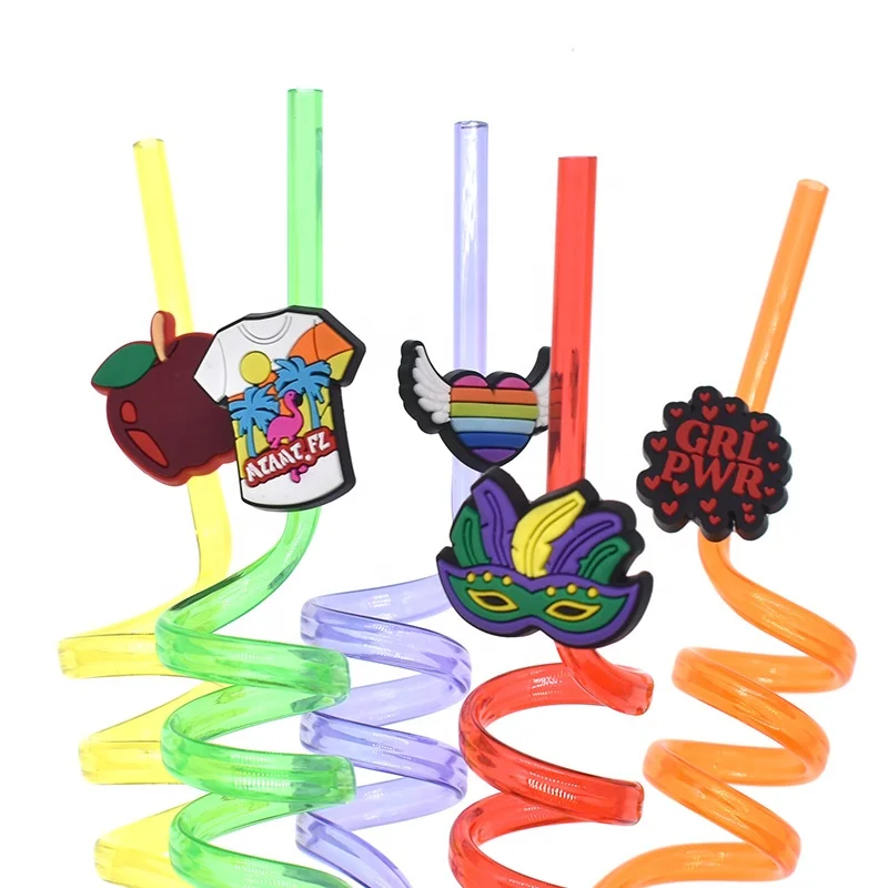 cartoon DISN bow straw topper castle mickey and minnie straw toppers