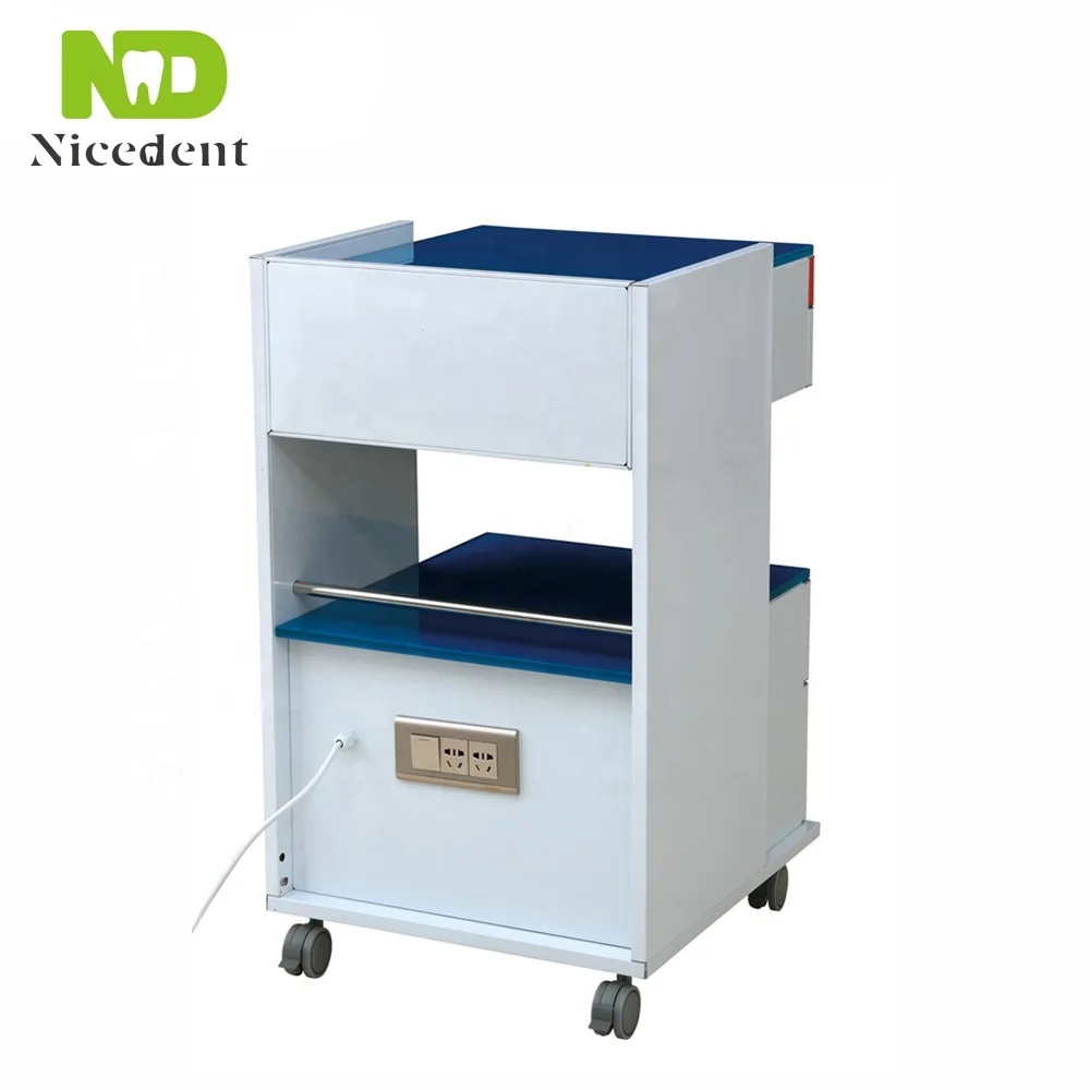 Dental Furniture Colorful  Movable Convenient Stainless Steel Dental Clinic Cabinet price