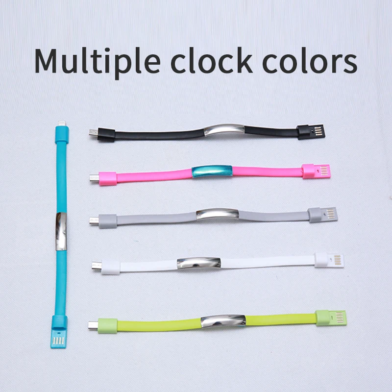 
2020 New Product Bracelet Data Cable Wholesale Fast Charger Micro USB Data Cable Mobile Phone Charging Data Line Bracelet Cable 