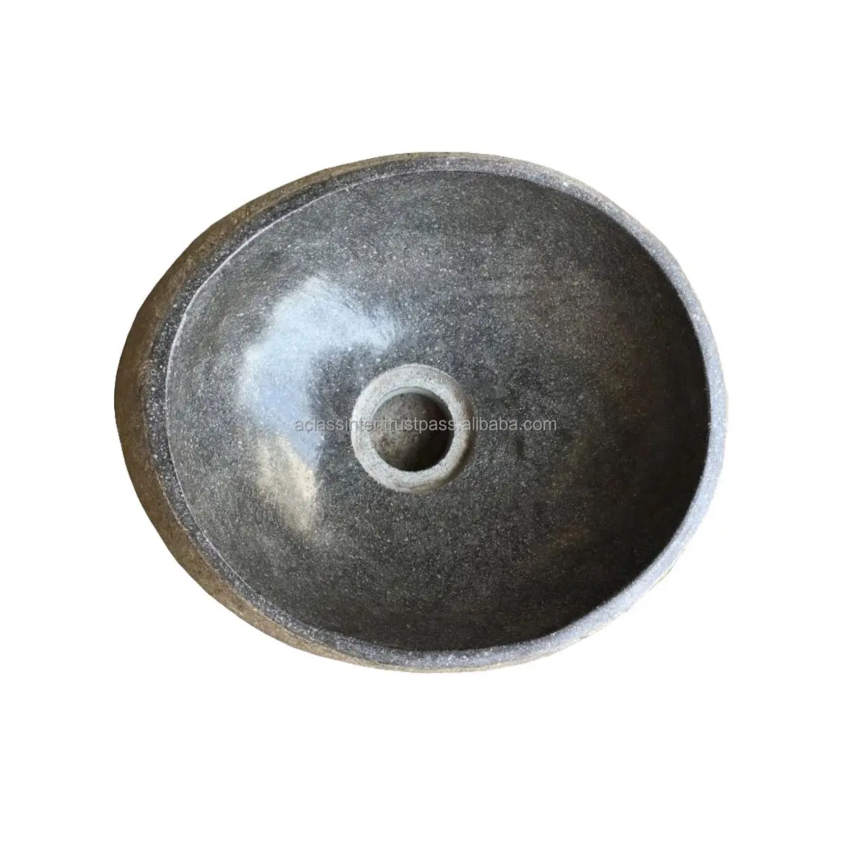 Benoa Natural Stone Vessel Sink Amazing & Beautifully hand crafted from 1 solid river stone Bathroom Vessel Sink Hand Wash Basin