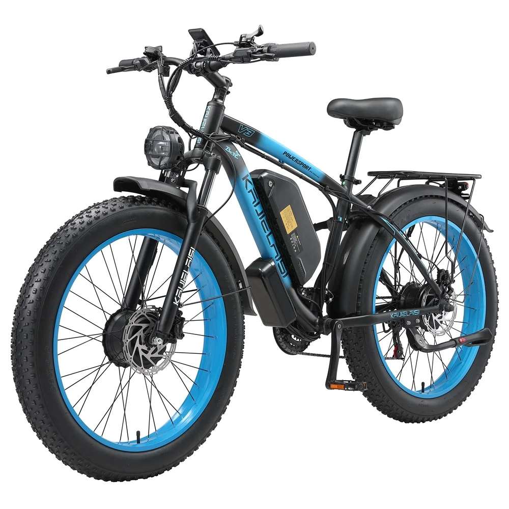 USA warehouse Free Shipping 2x1000W Dual Motor E-Bike Original Factory 26x4.0 inch Fat Tire E-Bike 23AH 2000W Electric Bike