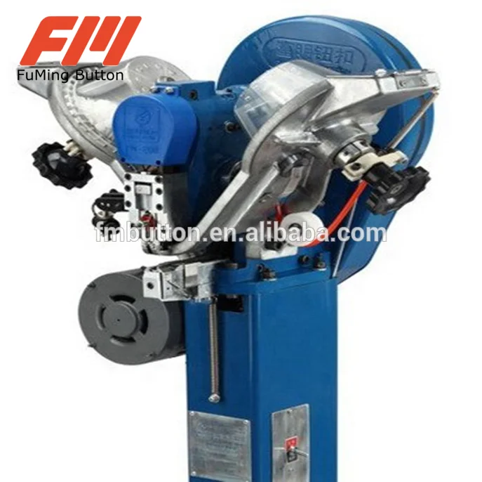 plastic snap button attaching machine