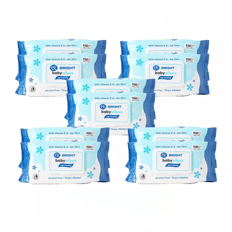 Factory Price Extra Thick OEM Biodegradable Organic Customized Wet Tissue Bamboo Wet Wipes Baby Wipes