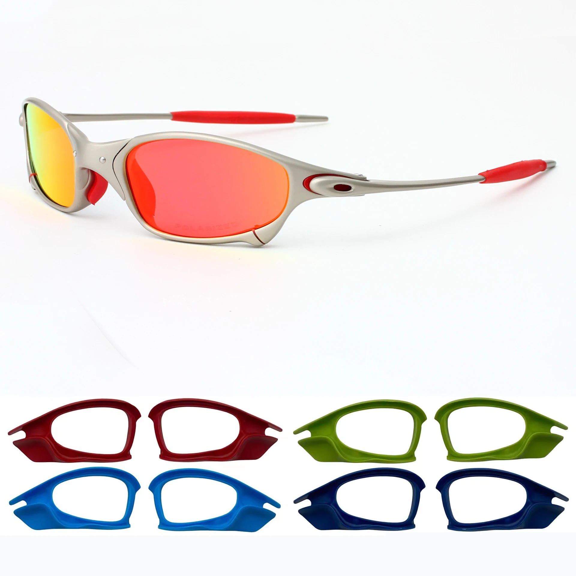 Top Quality silicone Replacement Frame Pads Windshield Rubber Piece for Juliet X Metal Sunglasses