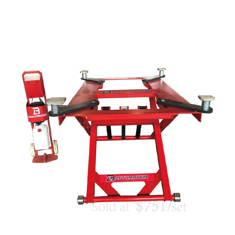 CE approved 4 post car lift customized hydraulic garage car lifter parking elevator car lifter portable