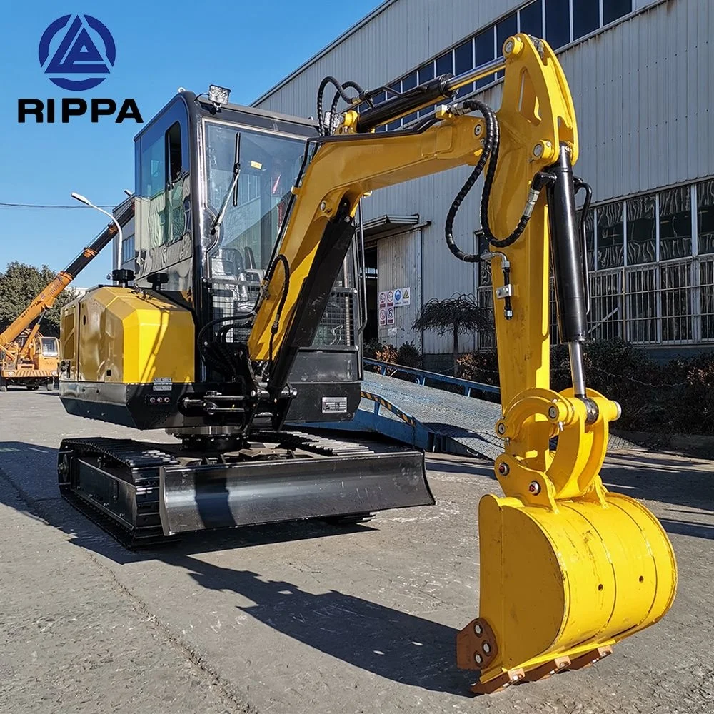 Rippa Chinese Earth Moving Machinery Towable Escavatore1Ton 2Ton 3Ton Mini Excavator