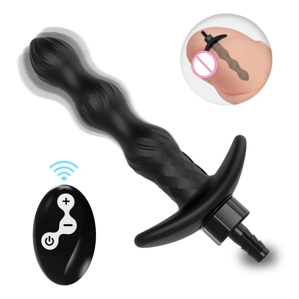 
High Quality Beads Silicone Enema Cleaner Anal Irrigator Silicone Vestibule For Adults 