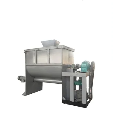 Horizontal stainless steel concrete/chemical product double screw mixer