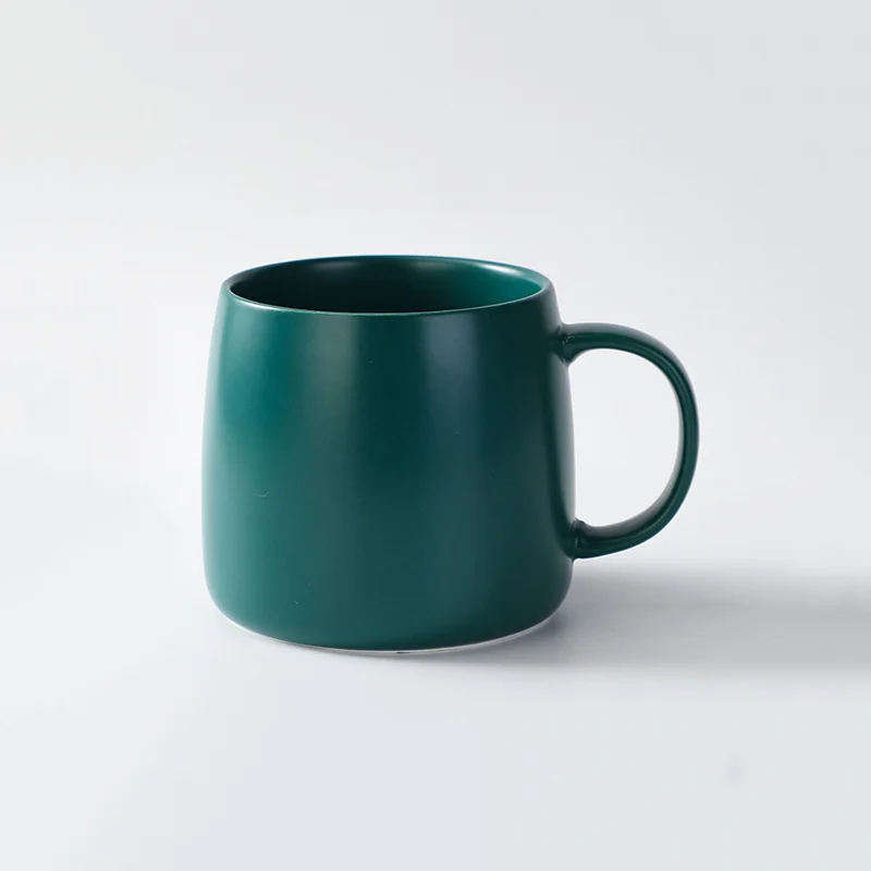 Custom Logo Large 16oz Matte Glazed Green Pink Blue Black White Beer Tea Coffee Ceramic Mug