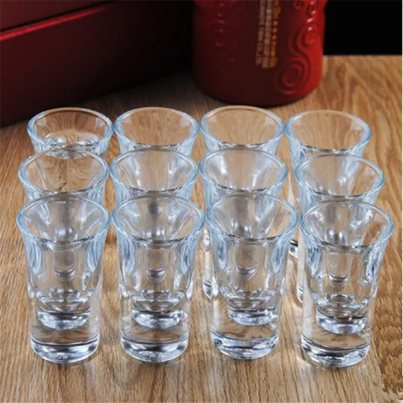 Wholesale 2 oz tequila shot glass custom shot glass with display case