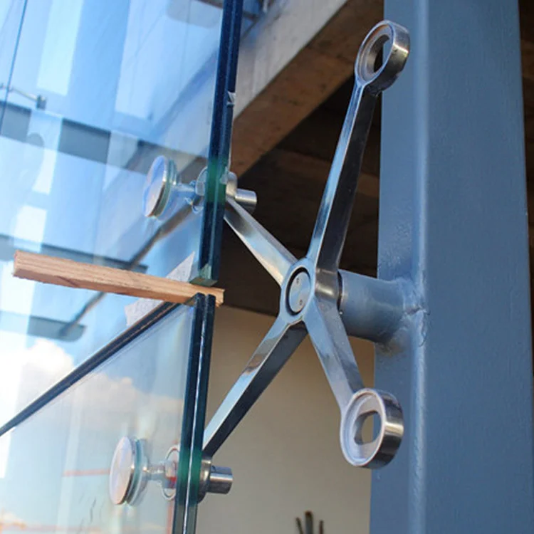 200mm Curtain Wall 304 or 316 Stainless Steel Glass Spider Fitting for Project