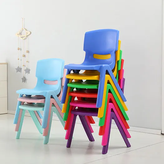 28/30/35/40/45CM High Preschool Toddler Kids Dining Learning Playing Study Plastic Stacking Party Chairs