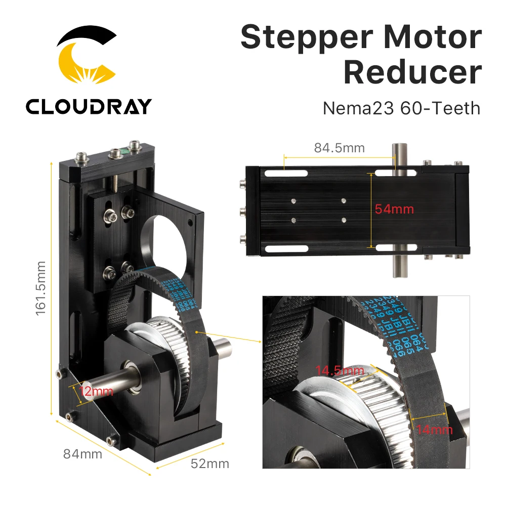 Cloudray CL102 Laser Stepper Motor Reducer Motor Base For Co2 Laser Machine