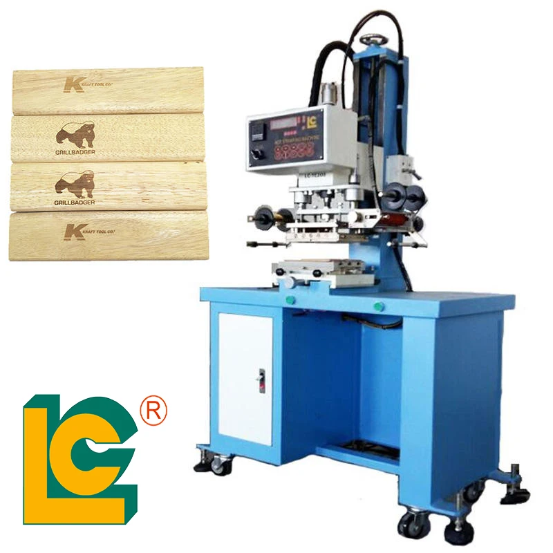 plane hot foil stamping embossing machine for pvc leather pu paper logo semi automatic gilding press machine for book cover