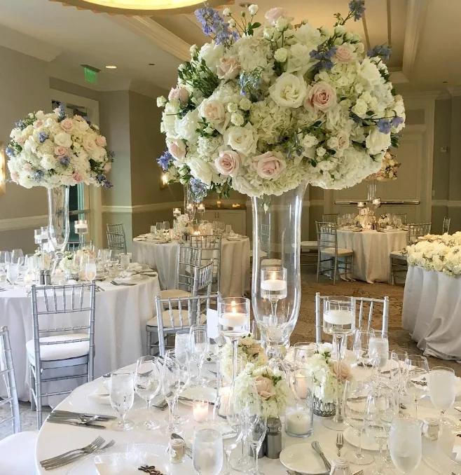 BL210604-1 Wholesale Glass Vases Home Wedding Decoration Glass Clear Vase