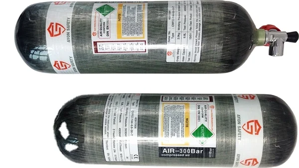 Composite Gas Cylinder Mine Industries Shock Resistance Wrapped Fiberglass CE Wholesale 3L Shanghai High Pressure Oxygen 30M Pa