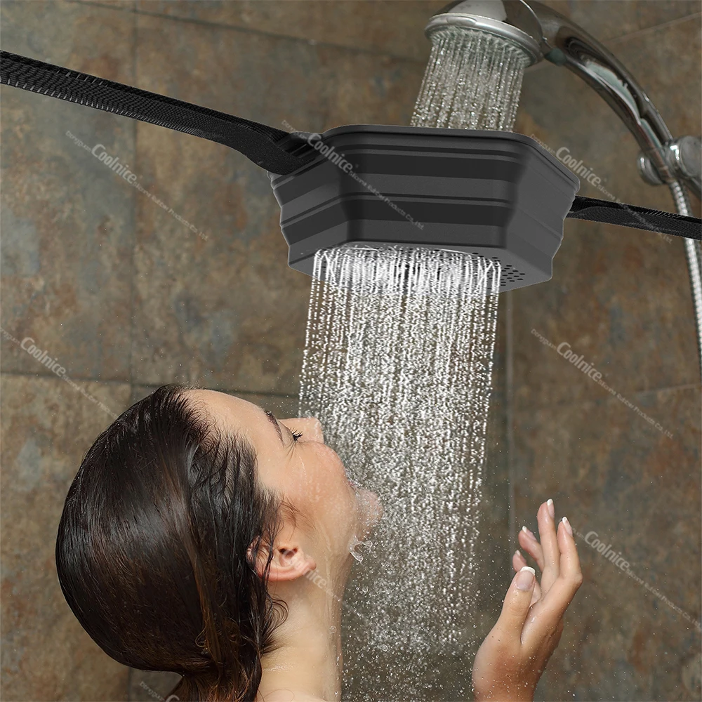 Daily Bath Outdoor Portable Shower Easy To Use Ice Cold Shower Folding Storage Iced Shower Water Container