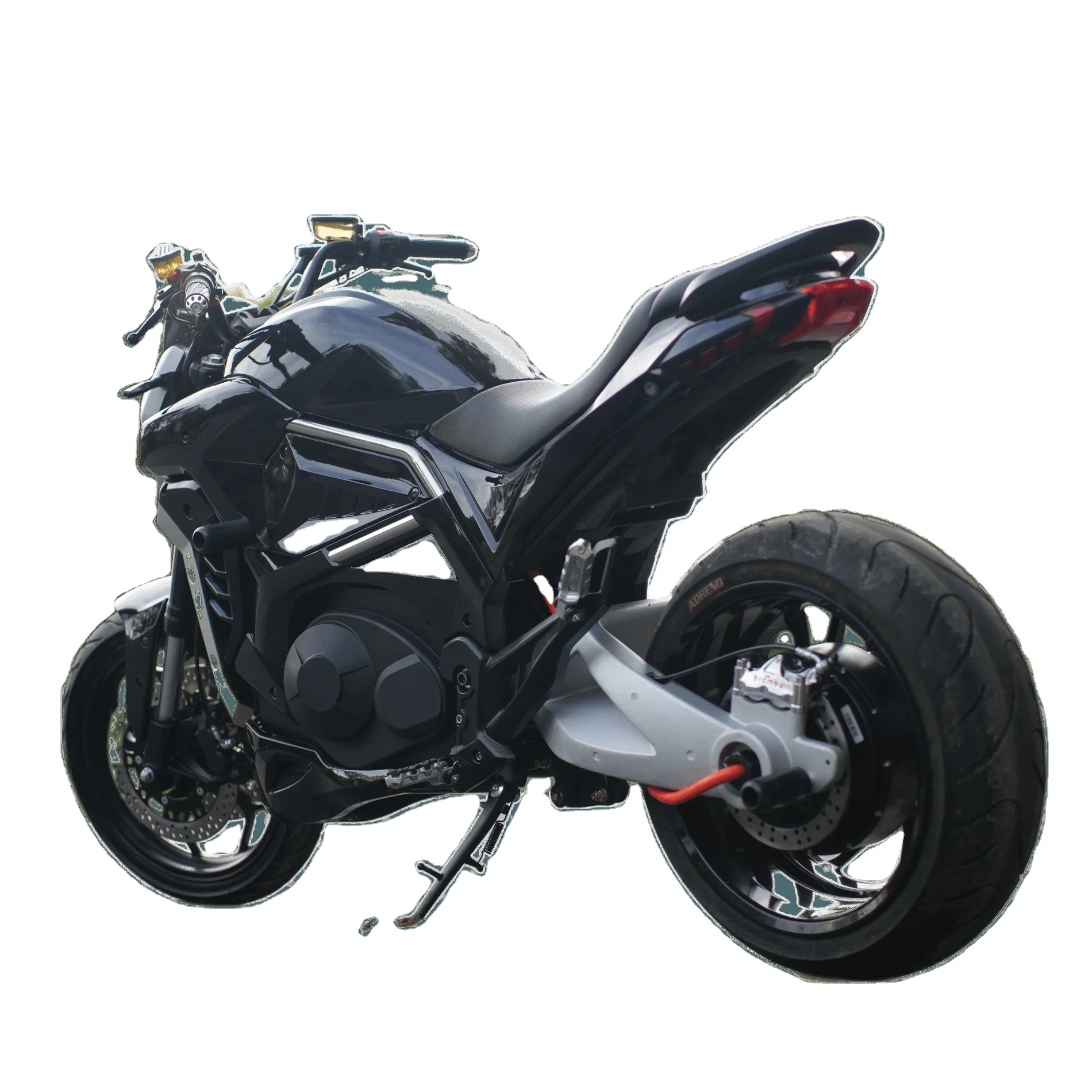 2024EEC Certified Adult Racing Streetbike 5000W Power Electric Motorcycle with 72v Voltage Single rocker arm