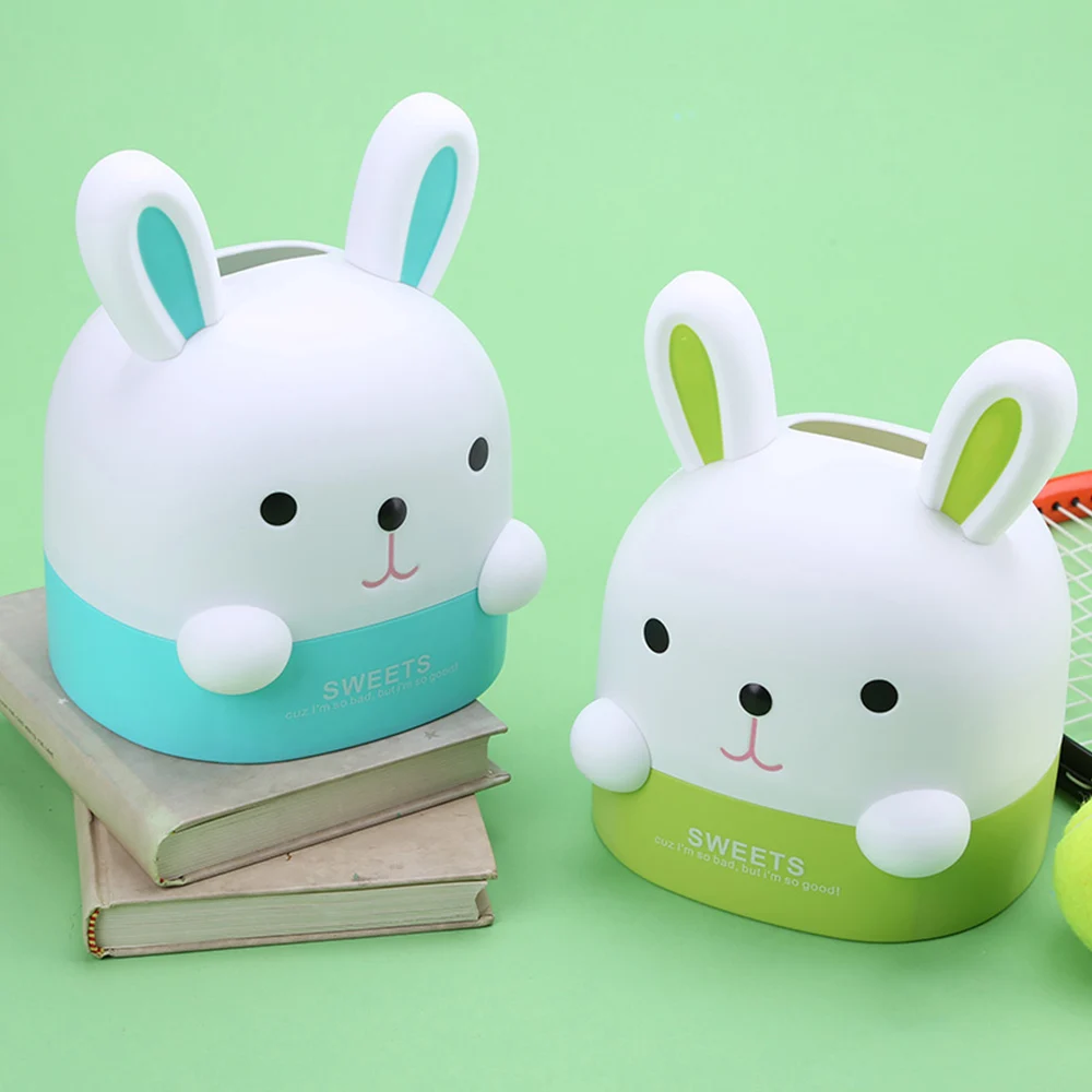 Factory Direct Sales Cute Animal Shape Home And Car Tissue Box Plastic Holder Suppliers