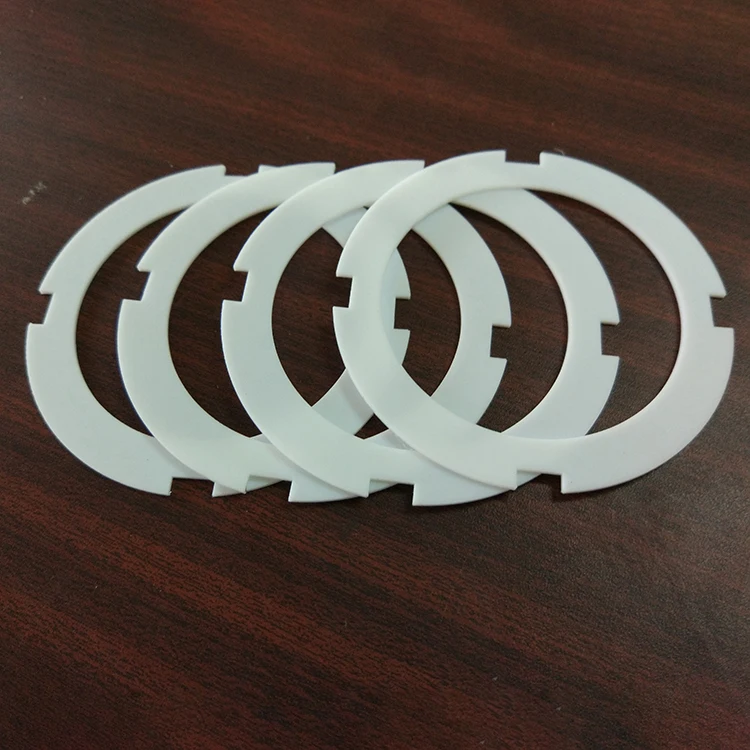 supplier custom plastic o ring white joint gasket ptfe piston flat gaskets sheet