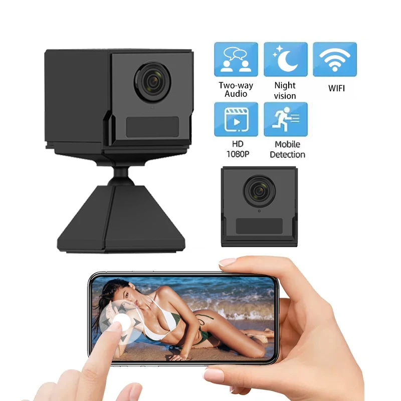 S50 1080p Two-way Talk Mini Camera Night Vision Security System Nvr Dvr Security Ptz Camera Ptz Camera