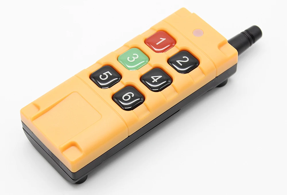 433mhz 315MHz RF 9V 6 keys Learning/ Fixed Code Vent Valve Drone  Grade Crane Vacuum Pump Industrial Wireless Remote  Control