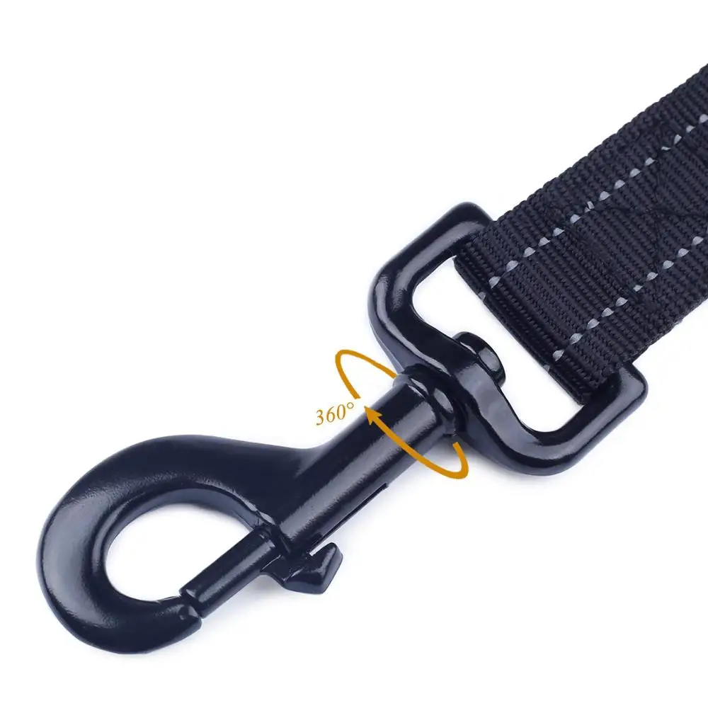 Hot Selling Custom LOGO Color Neoprene Padded Short Reflective Nylon Dog Leash for Dog Pet Walking Training