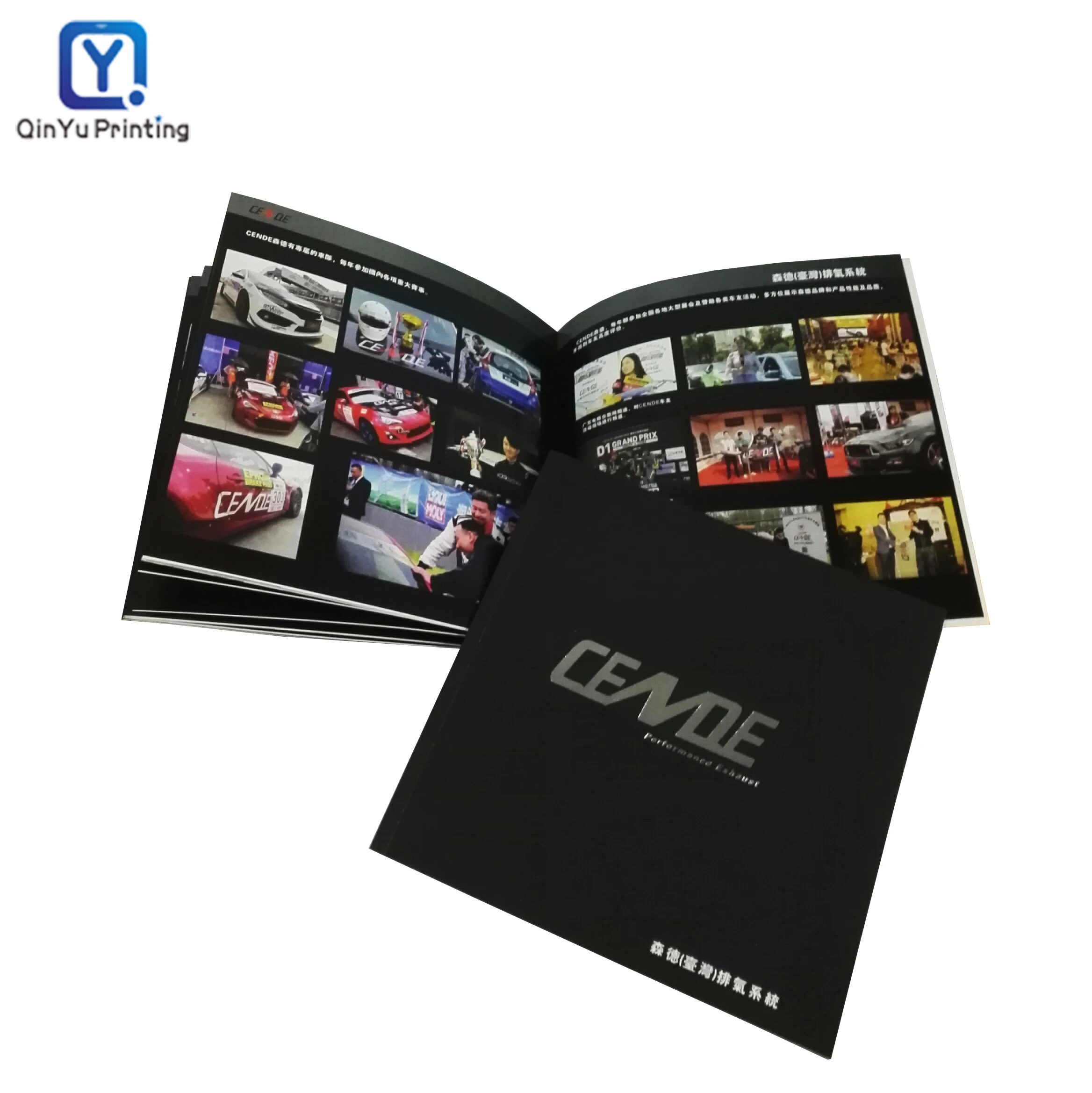 Custom Emboss Commercial Catalog Book Magazine Brochure Printing House